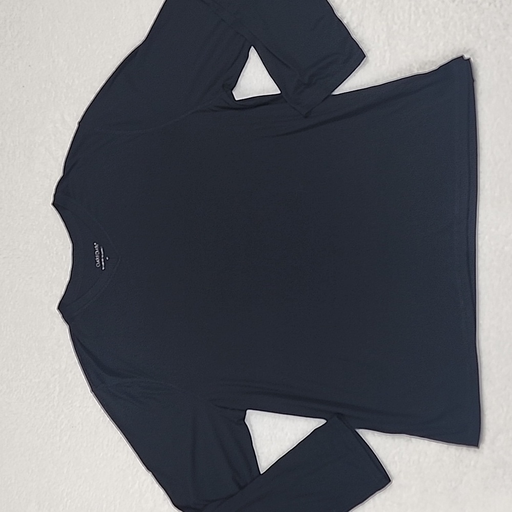 Cuddl Duds Women's Long Sleeve Tee - Navy
